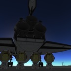 Space Shuttle Crew nach erfolgreicher Mission