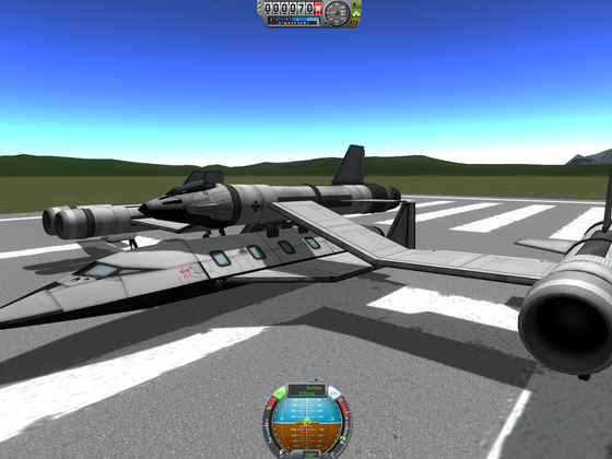 Spaceship Three + Trägerflugzeug