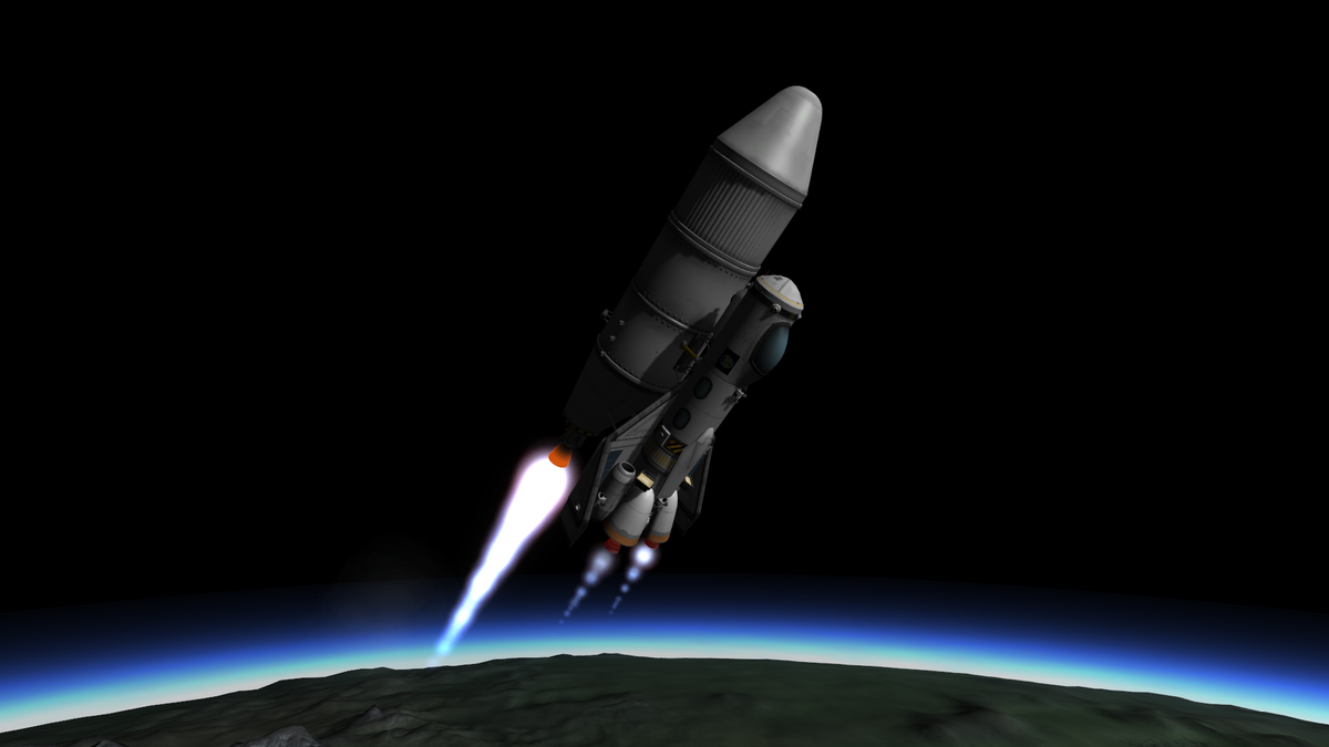 [KSP 1.0.5] - Mk 1 Raumfähre Eisentaube (stock)