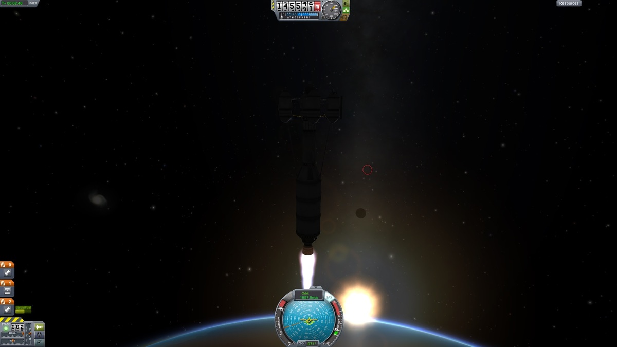 Kerbin, Kerbol, Mün und Minmus