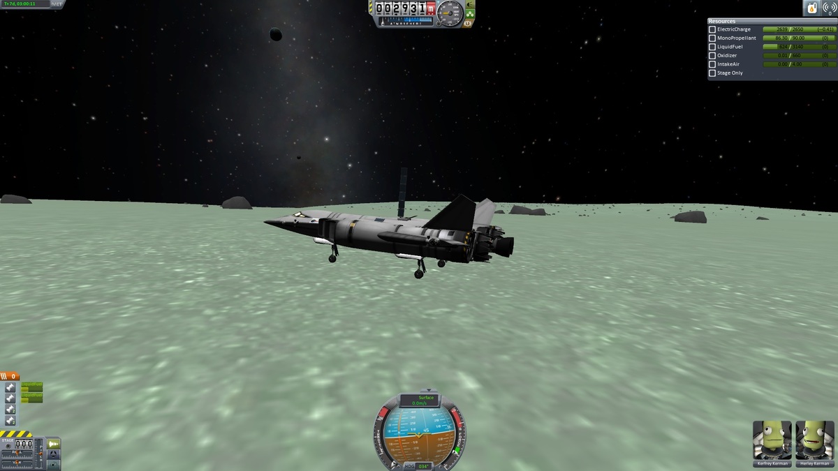 Mit SSTO auf Minmus