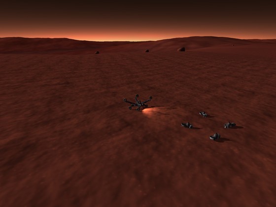 Duna-Spider1 gelandet