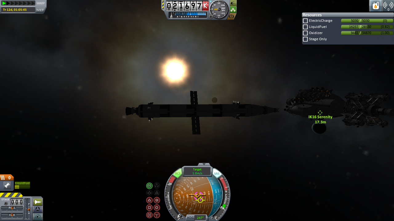 Kostenlose Tankmission nahe Minmus