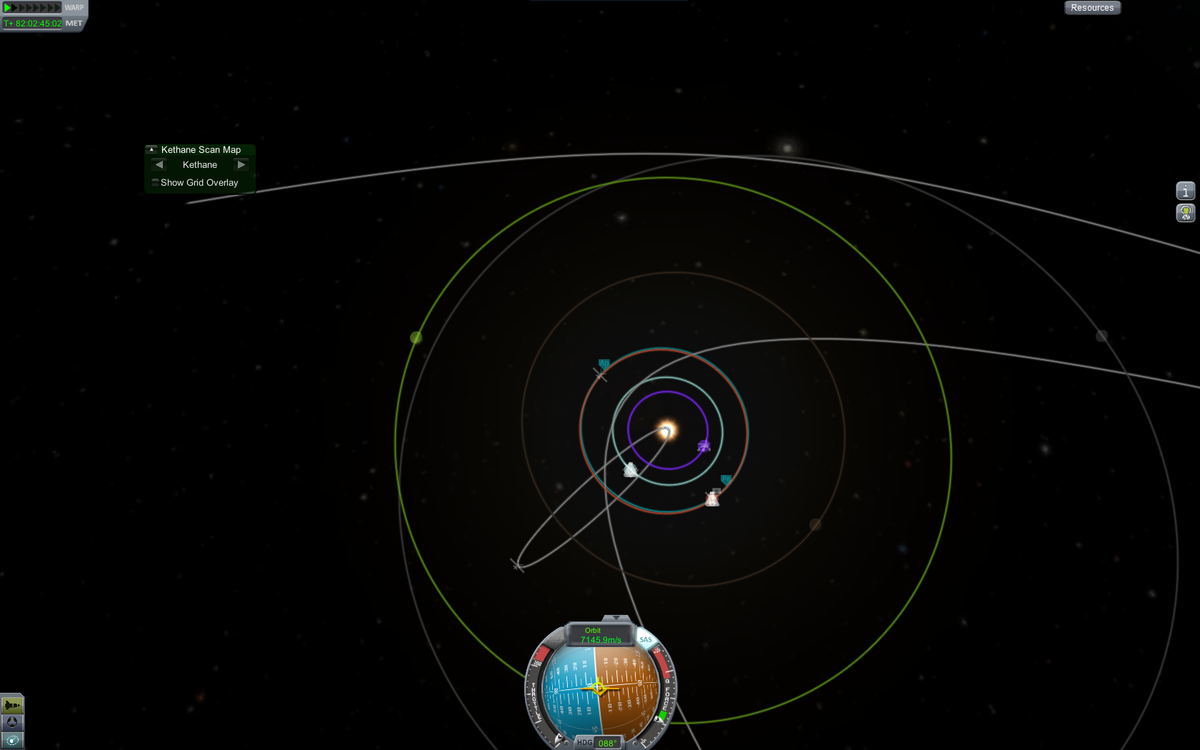 Atlas 1 im Orbit