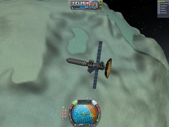 Im Orbit um Minmus