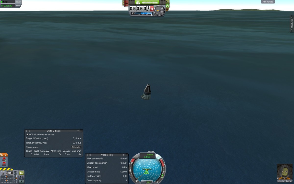 Touchdown @ Kerbin - Stufe 0