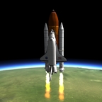 Erster voll Funktionder Space Shuttle in der Version 0,17
