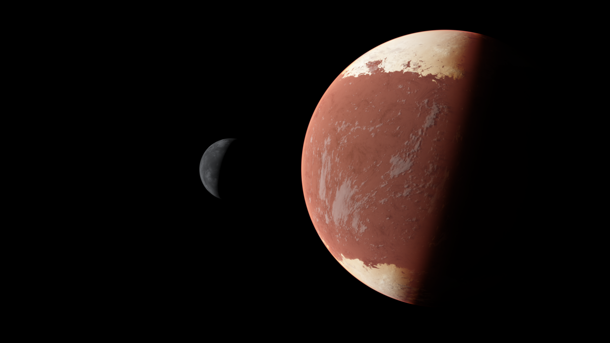 Duna-Ike System mit Terragen gerendert (4K)