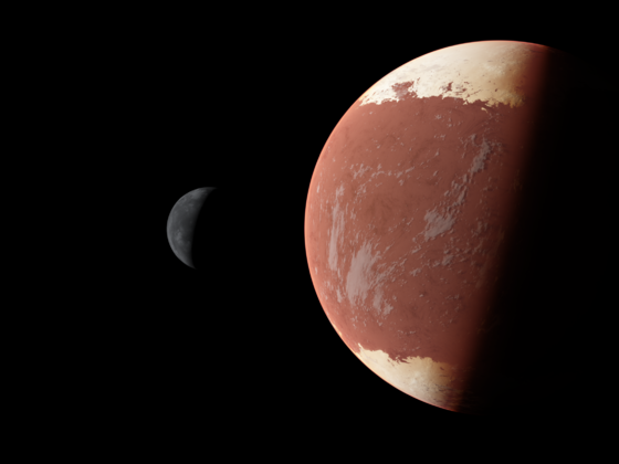 Duna-Ike System mit Terragen gerendert (4K)