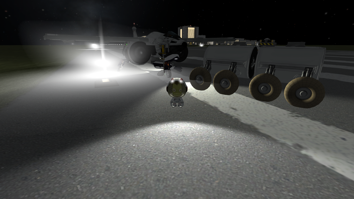 Einmal um Kerbin mit unter 300 Liter Fuel