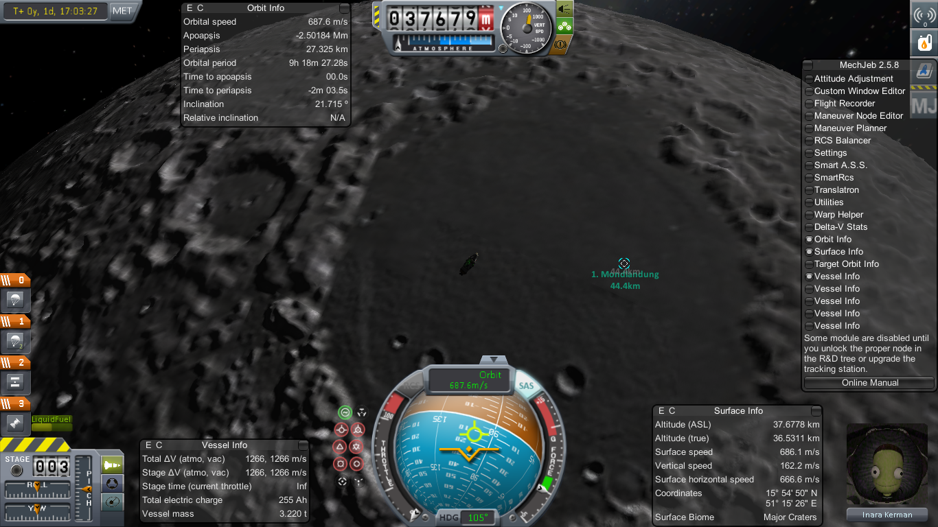 KSP 1.1.3 mit Stock Size Real Solar System u.a.