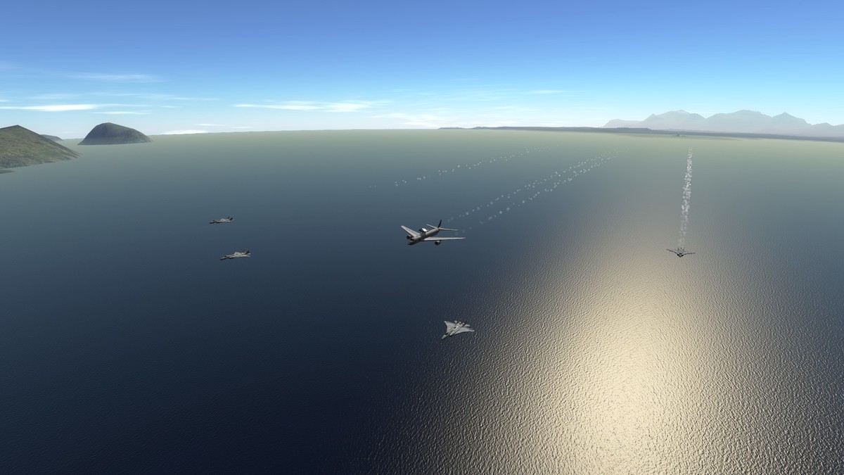 AWACS mit Begleitschutz