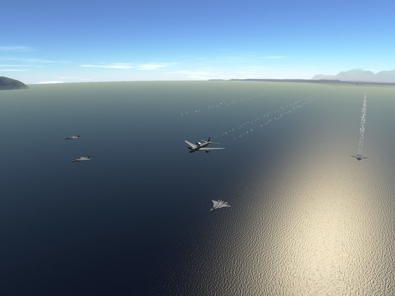 AWACS mit Begleitschutz