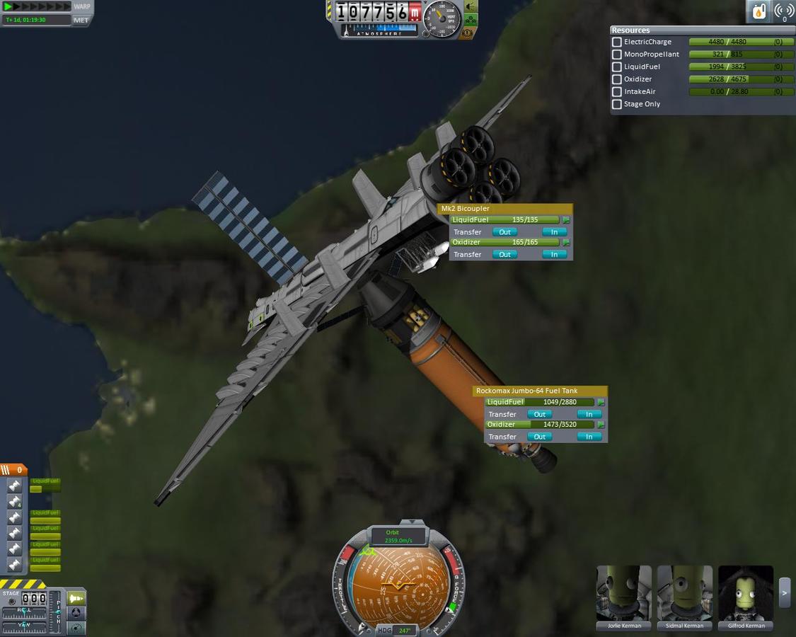 SSTO im Orbit auftanken!