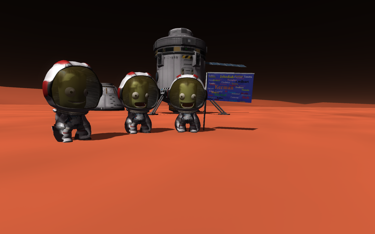 Die ersten Kerbals auf Duna