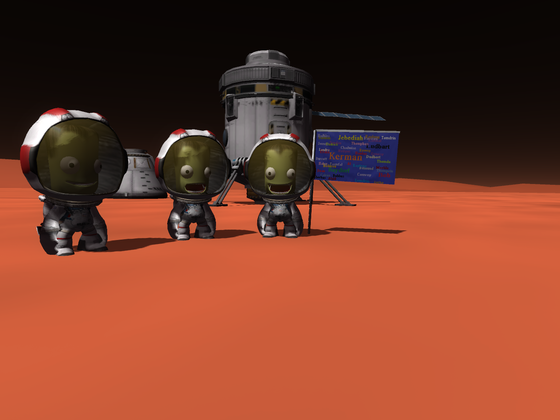 Die ersten Kerbals auf Duna