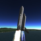 Space Shuttle beim start