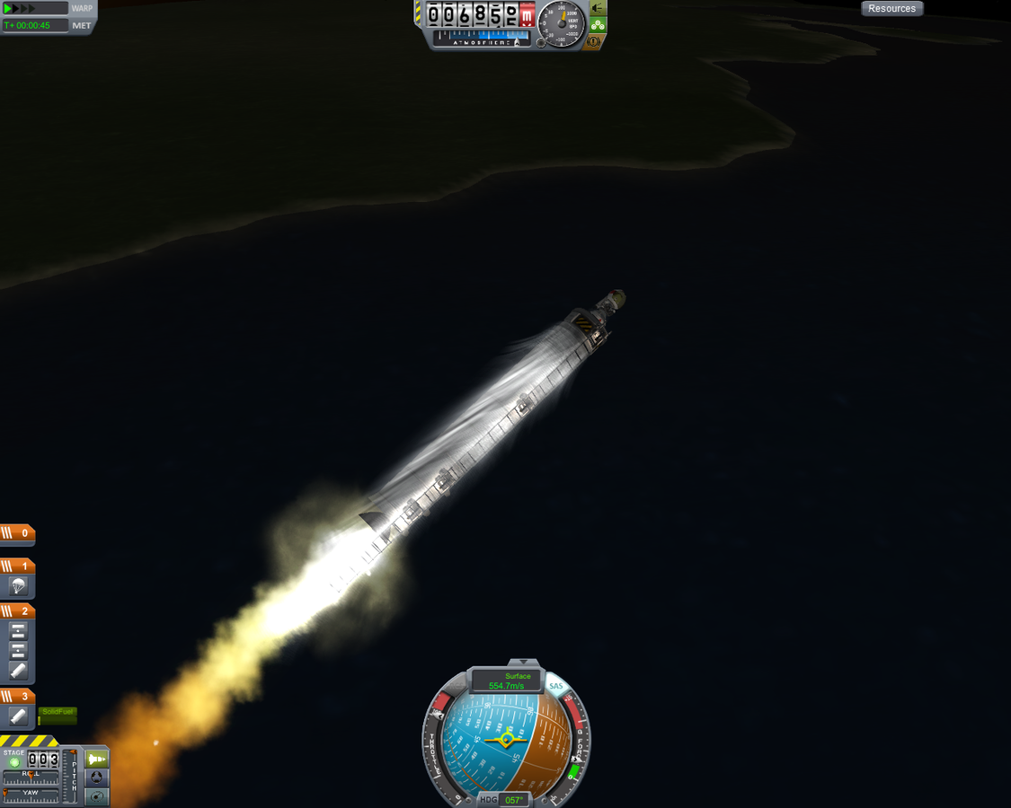 Brennende Kerbals