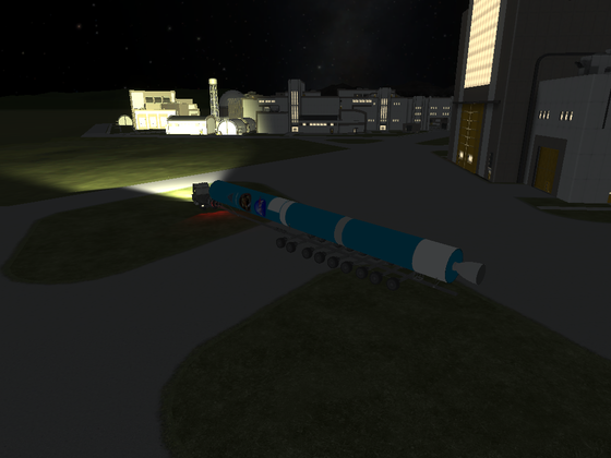 Delta II Hauptstufe am KSC eingtroffen!