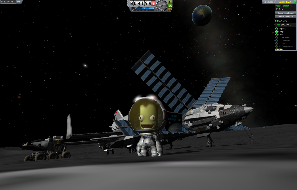 Starflight 1 erfolgreich auf dem Mun gelandet.