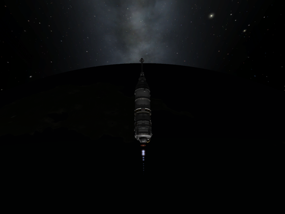 Saturn V (von Jeb) im Orbit