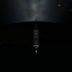 Saturn V (von Jeb) im Orbit