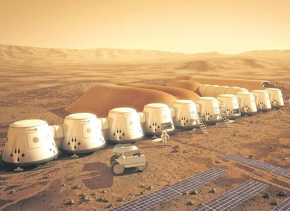 Bild vom echten Projekt "Mars One"