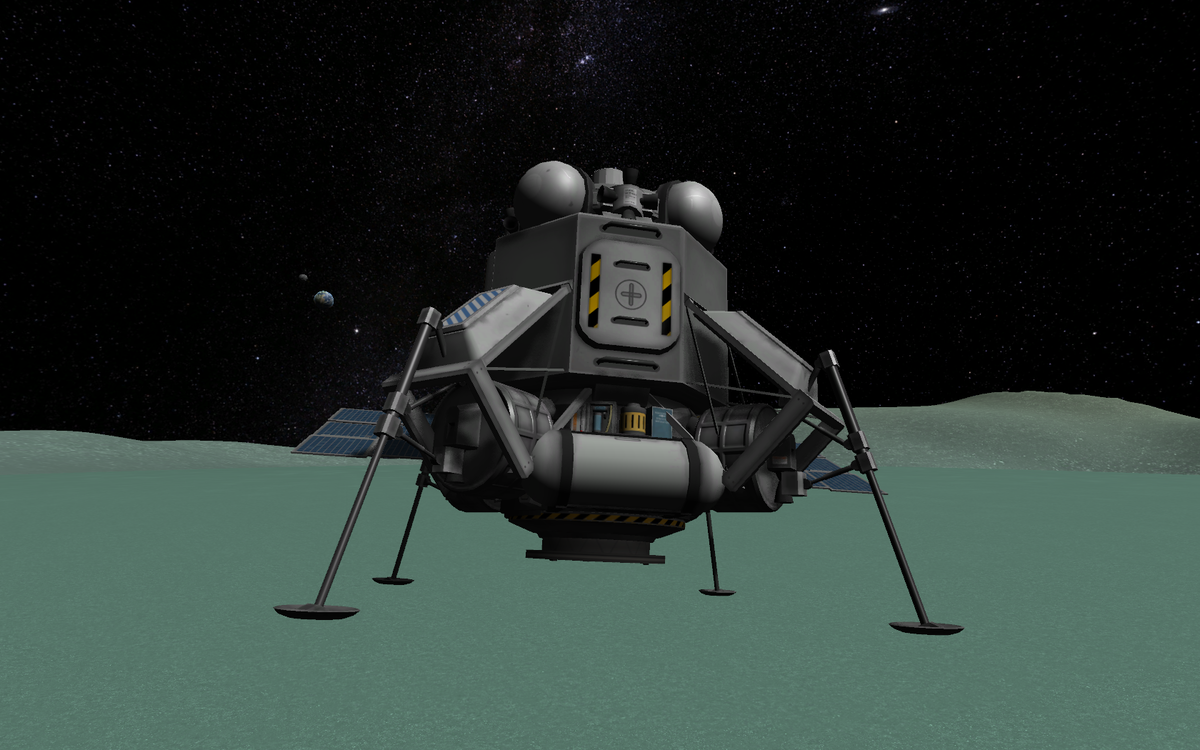 Zero-G Lander auf Minmus