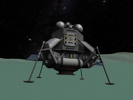 Zero-G Lander auf Minmus