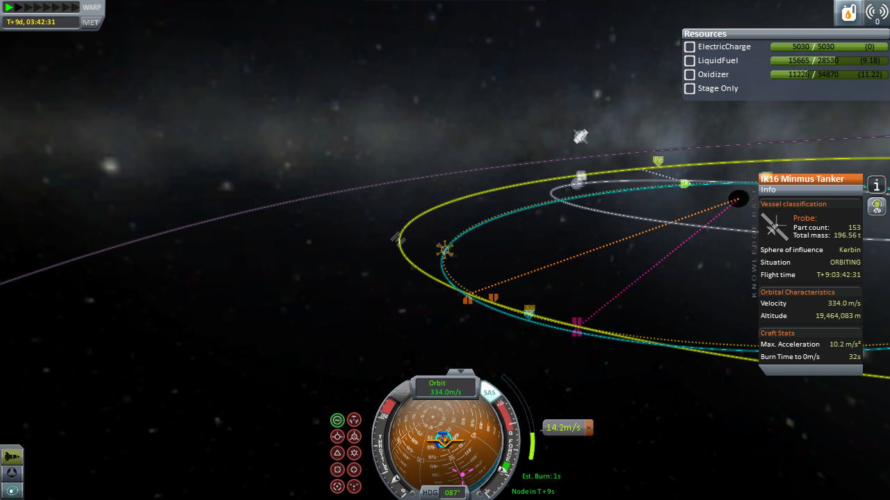 Kostenlose Tankmission nahe Minmus