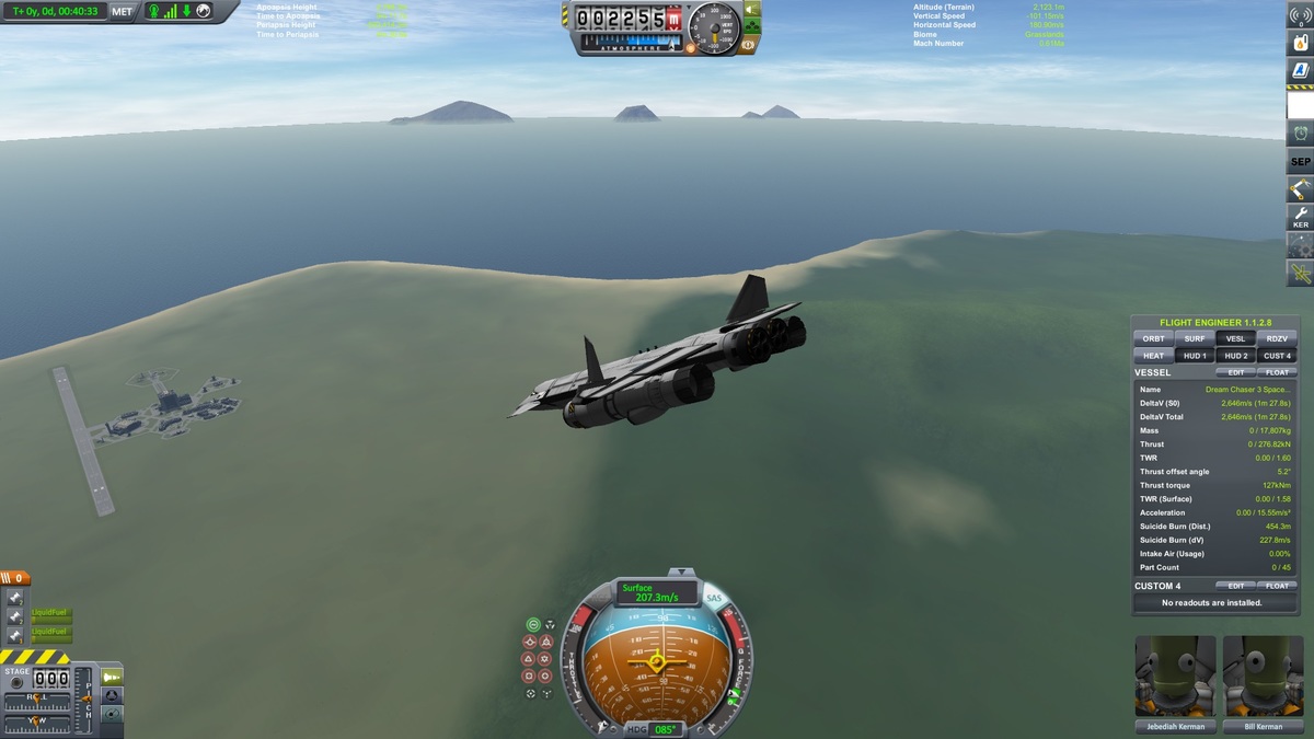 Dream Chaser Träger SSTO im Landeanflug