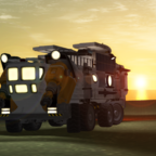 Mining Truck B, sunrise