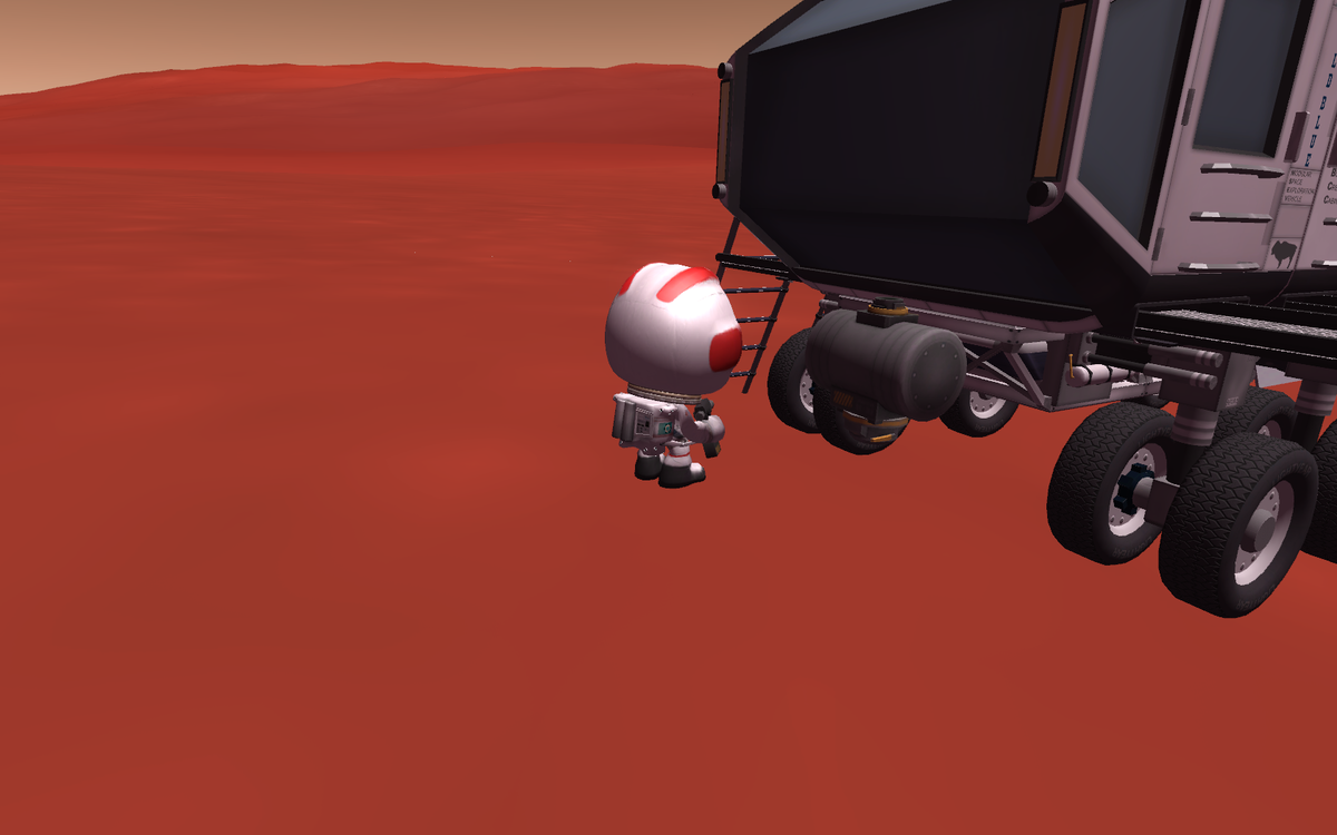 Seilwinde für den großen Rover