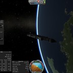 Im 100 km Orbit über Kerbin - Stufe 7