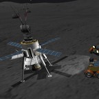 Erste Rover auf dem Mun