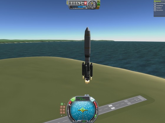 SRF Booster away!