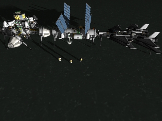 MinmusBase + FuelLifter + Spaceplane