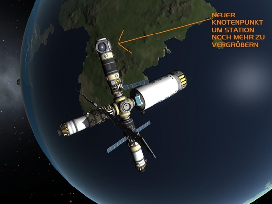 Meine Station wird größer und größer