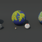 Kerbin-Mun-Minmus-System