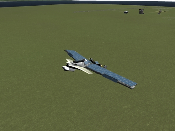ION Solar Flugzeug mit Kapsel
