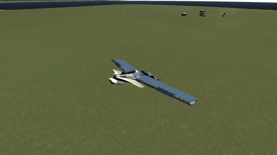 ION Solar Flugzeug mit Kapsel