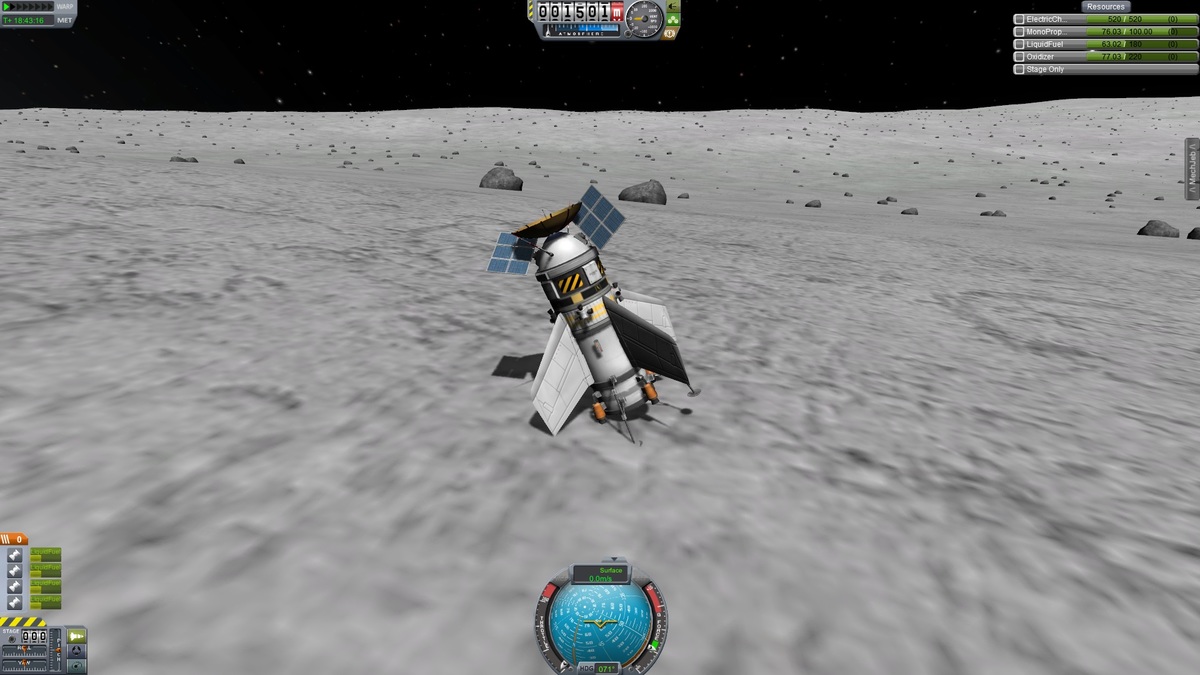 Erste Mün Landung