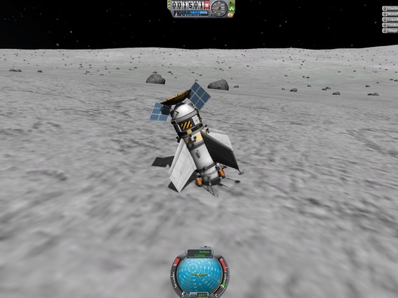 Erste Mün Landung