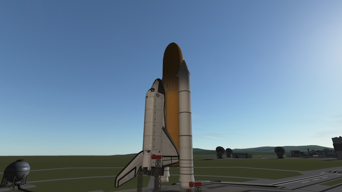 Space Shuttle mit Mods KSP 1.2.2