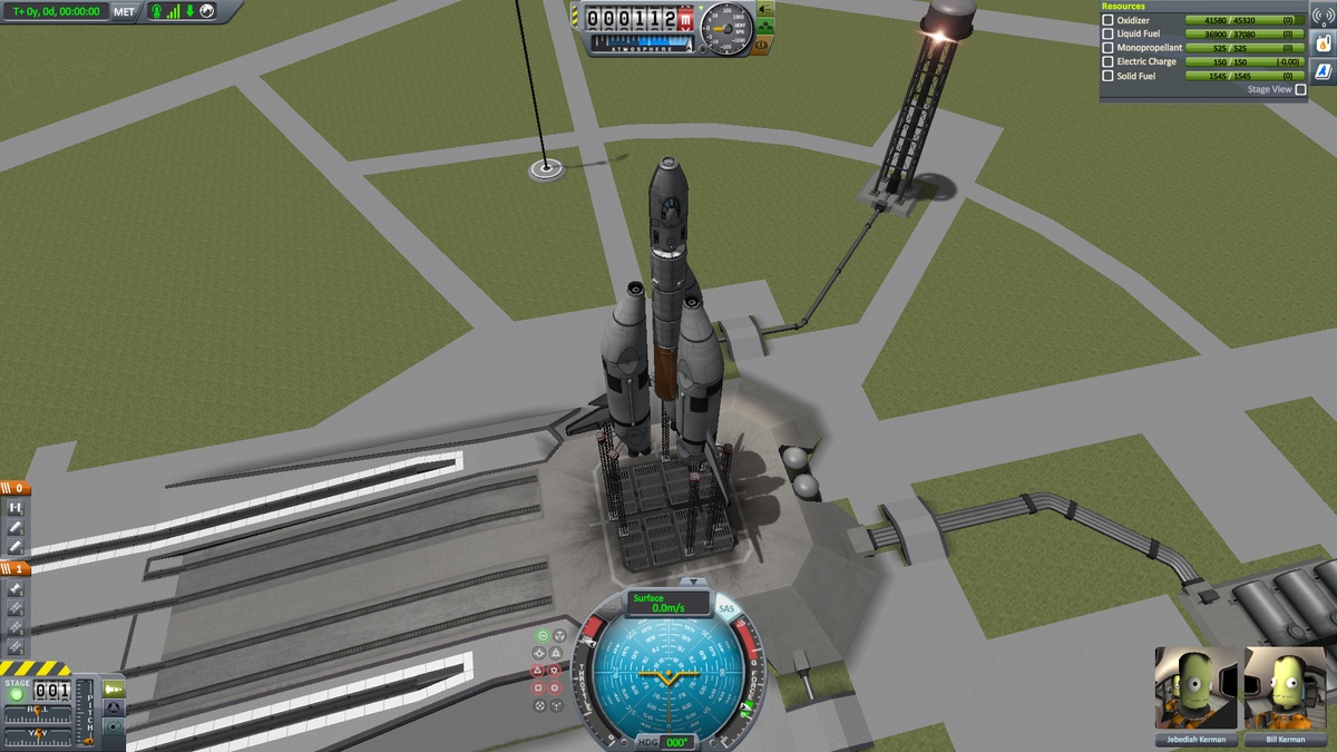 SSTO-Launcher mit Orbitaler Baupayload (Launchpad)