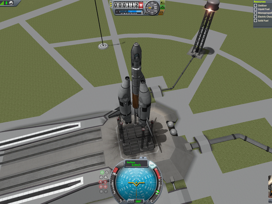 SSTO-Launcher mit Orbitaler Baupayload (Launchpad)