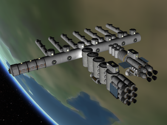 Kerbin Industrie Raumhafen