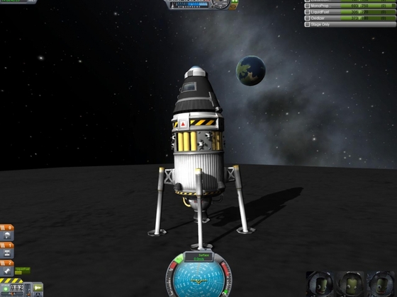 Kerbin vom Mun aus!