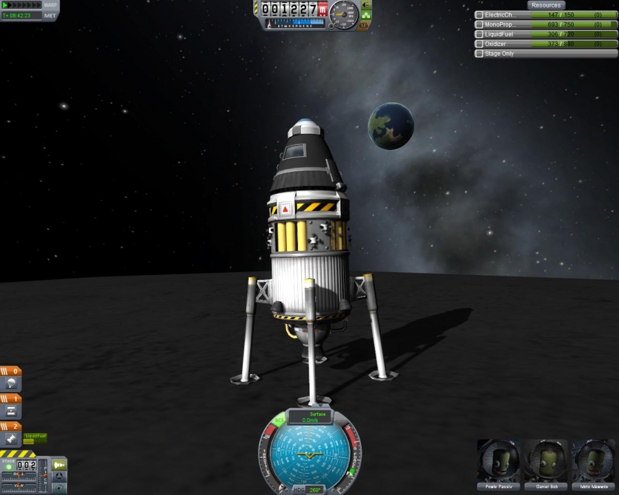 Kerbin vom Mun aus!