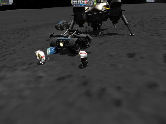 die Rover sind abgeladen